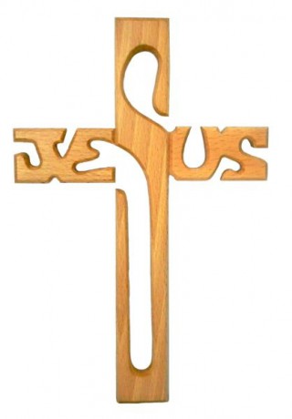 kříž_dřevo_JESUS_různé velikosti__dostupnost na dotaz