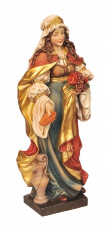 soška_Alžběta Uherská_polyresin_20cm_560,-